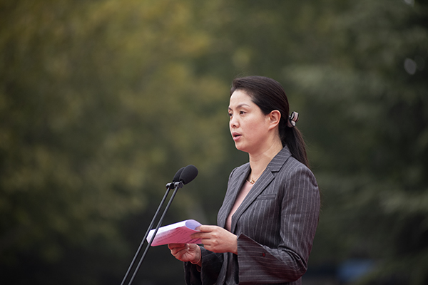 郑州市人民政府副秘书长柴丹致辞