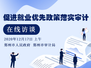 促进就业优先政策落实审计 在线访谈